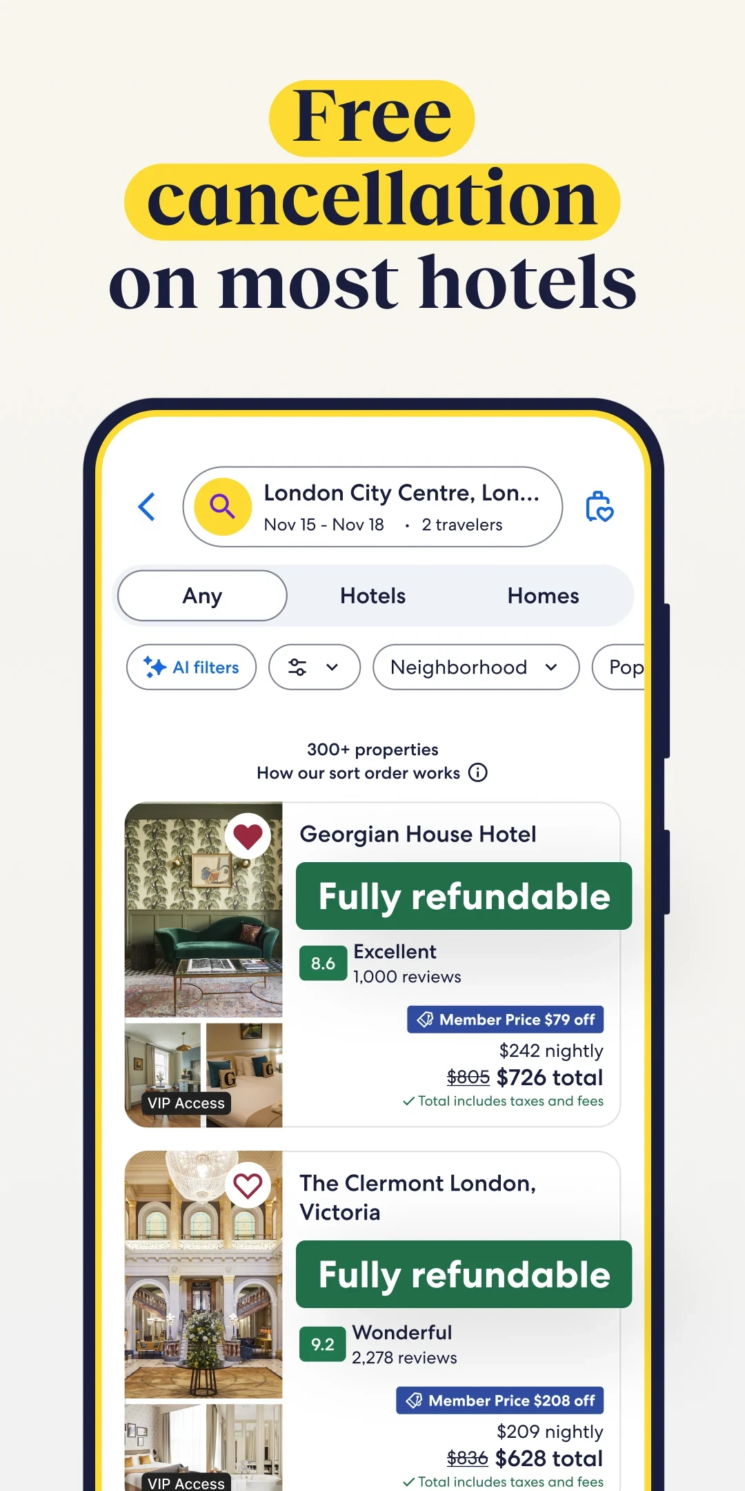 Expedia: Hotels, Flights, Cars app store screenshot 6 — Travel And Local (Android)