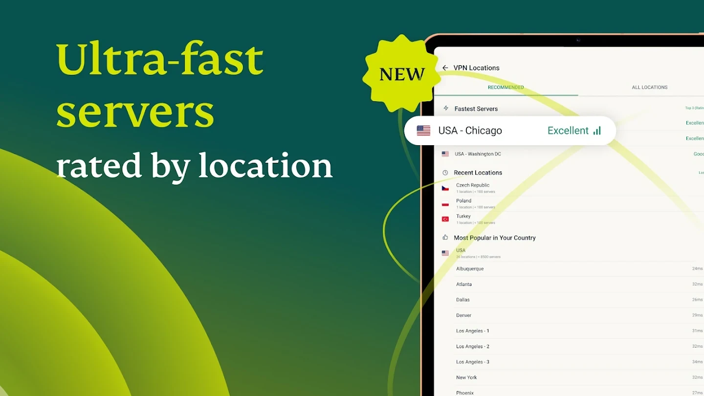 ExpressVPN: VPN Fast & Secure app store screenshot 10 — Tools (Android)