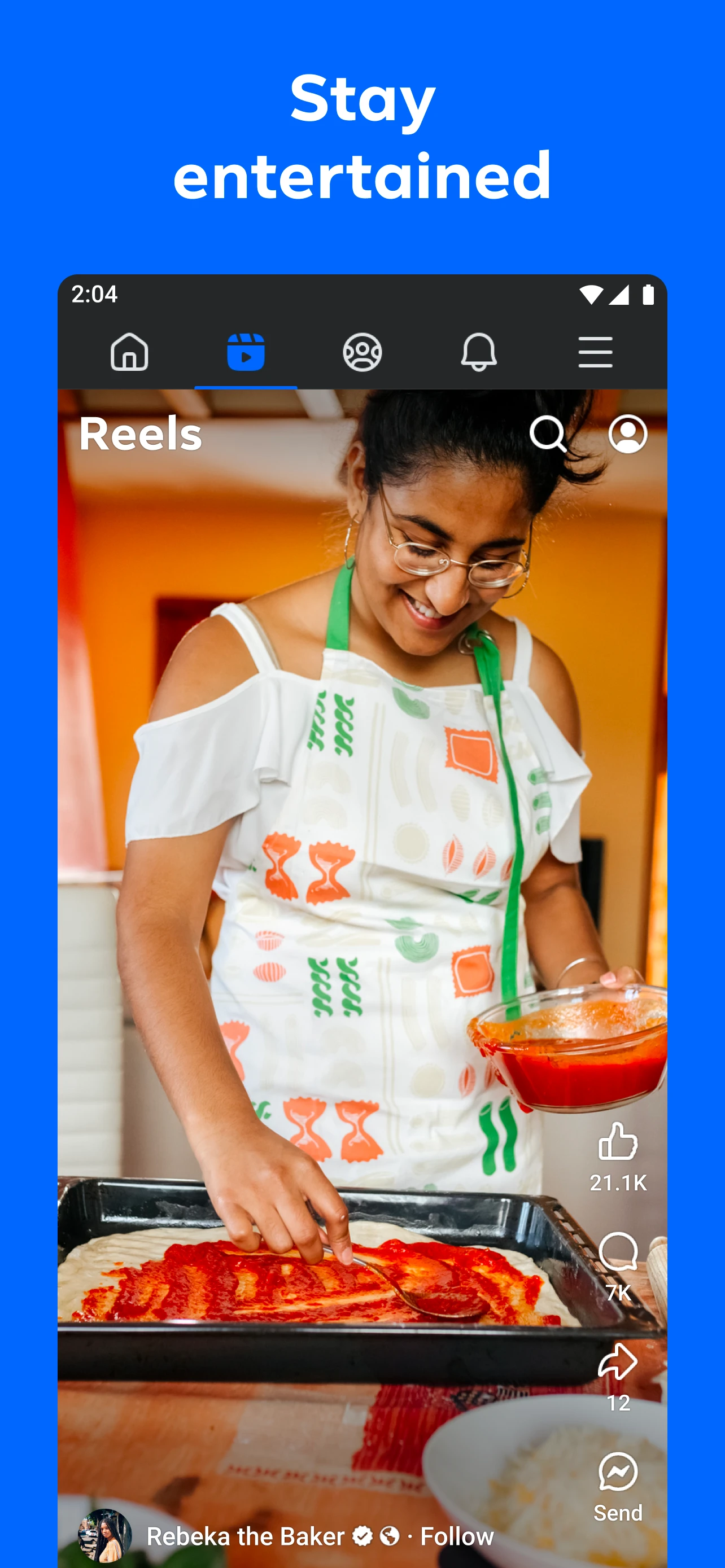 Facebook app store screenshot 5 — Social (Android)