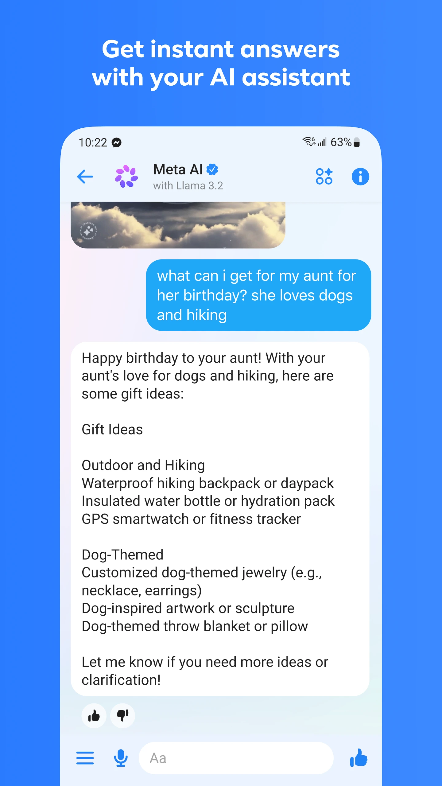 Messenger app store screenshot 4 — Communication (Android)