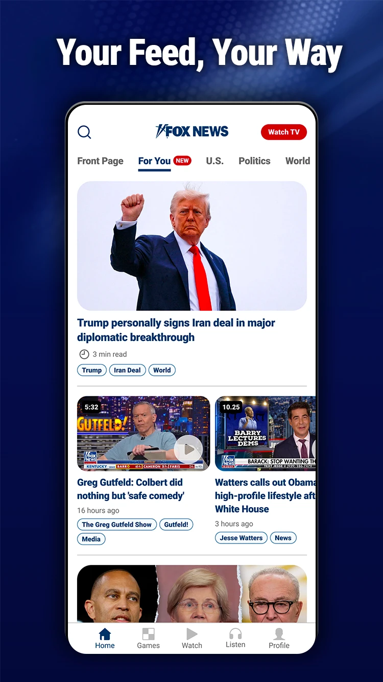 FOX News - Daily Breaking News app store screenshot 1 — News And Magazines (Android)