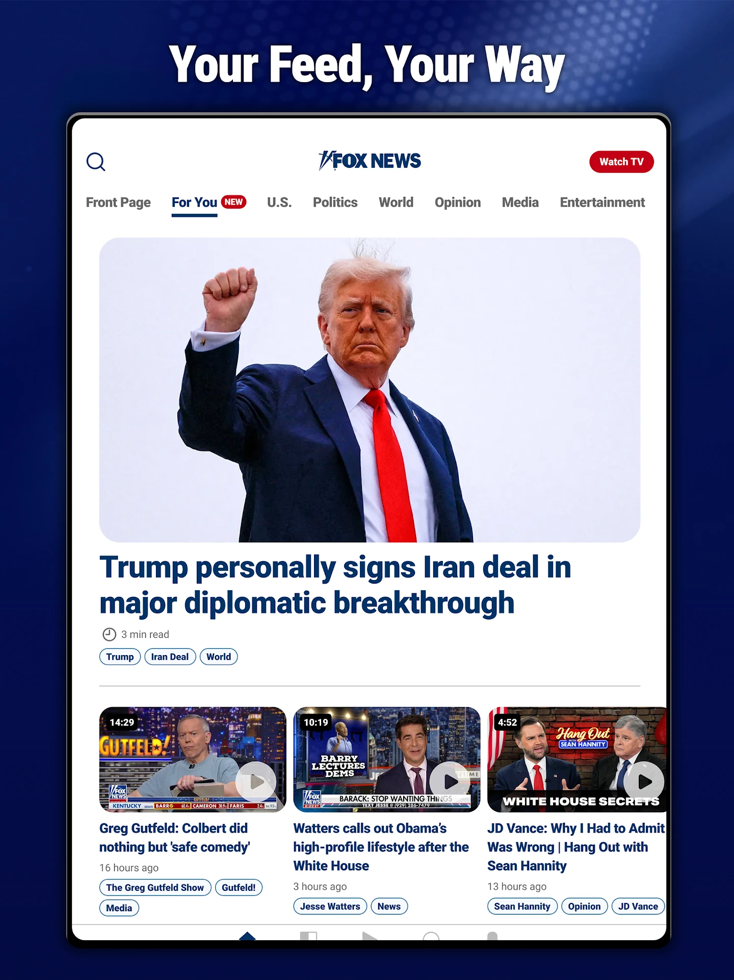 FOX News - Daily Breaking News app store screenshot 13 — News And Magazines (Android)