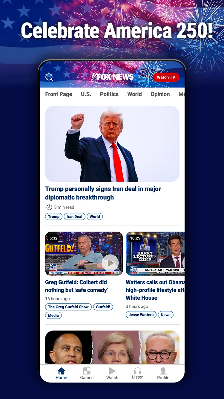 FOX News - Daily Breaking News app store screenshot 1 — News And Magazines (Android)