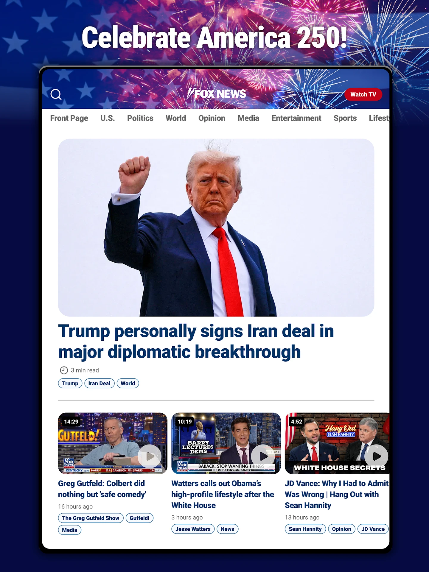 FOX News - Daily Breaking News app store screenshot 6 — News And Magazines (Android)