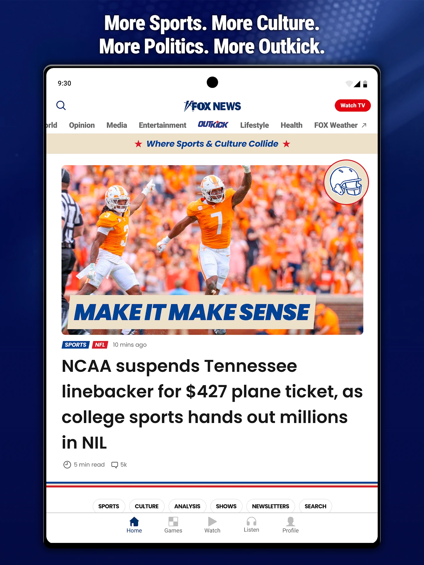 FOX News - Daily Breaking News app store screenshot 14 — News And Magazines (Android)