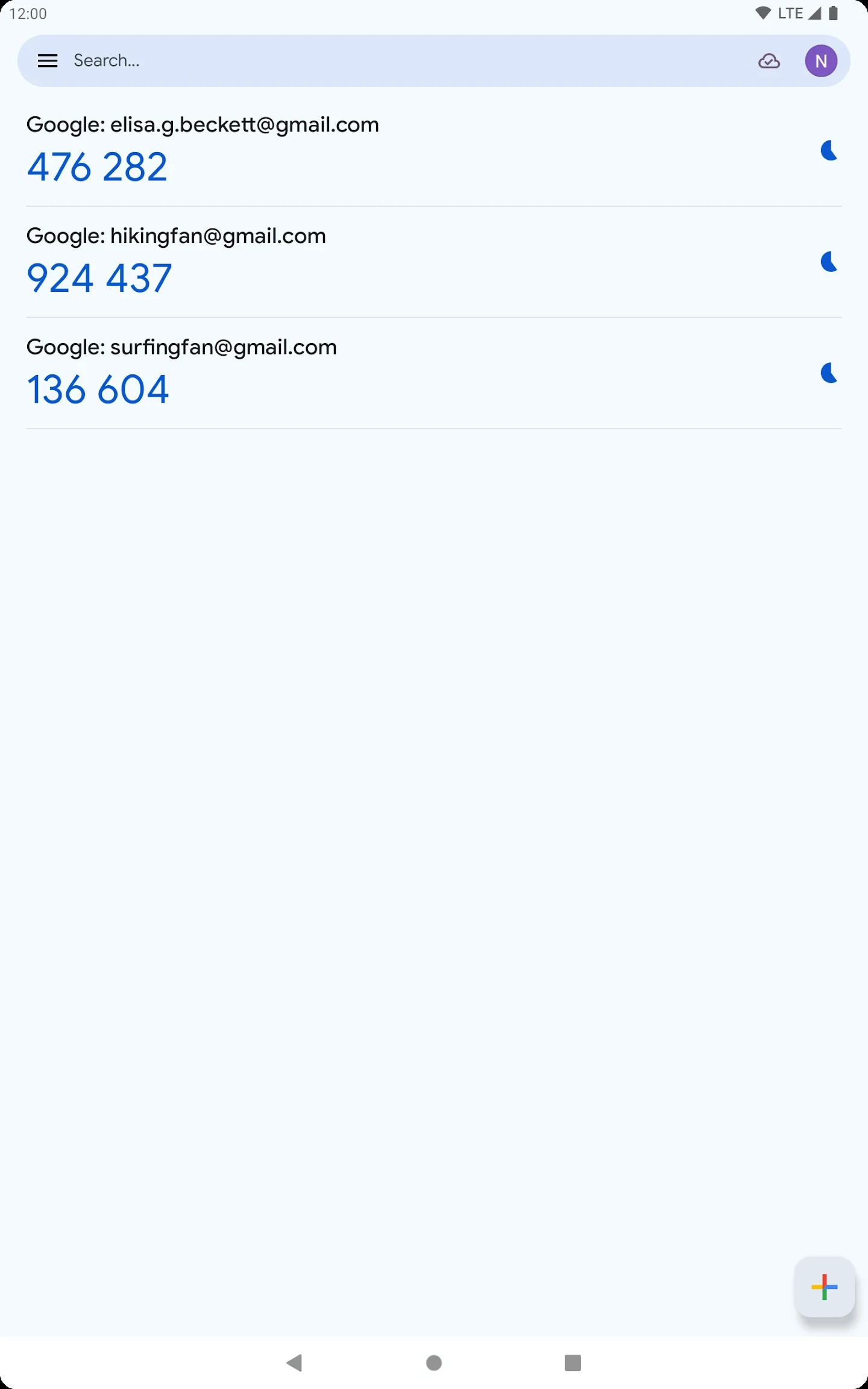 Google Authenticator app store screenshot 12 — Tools (Android)