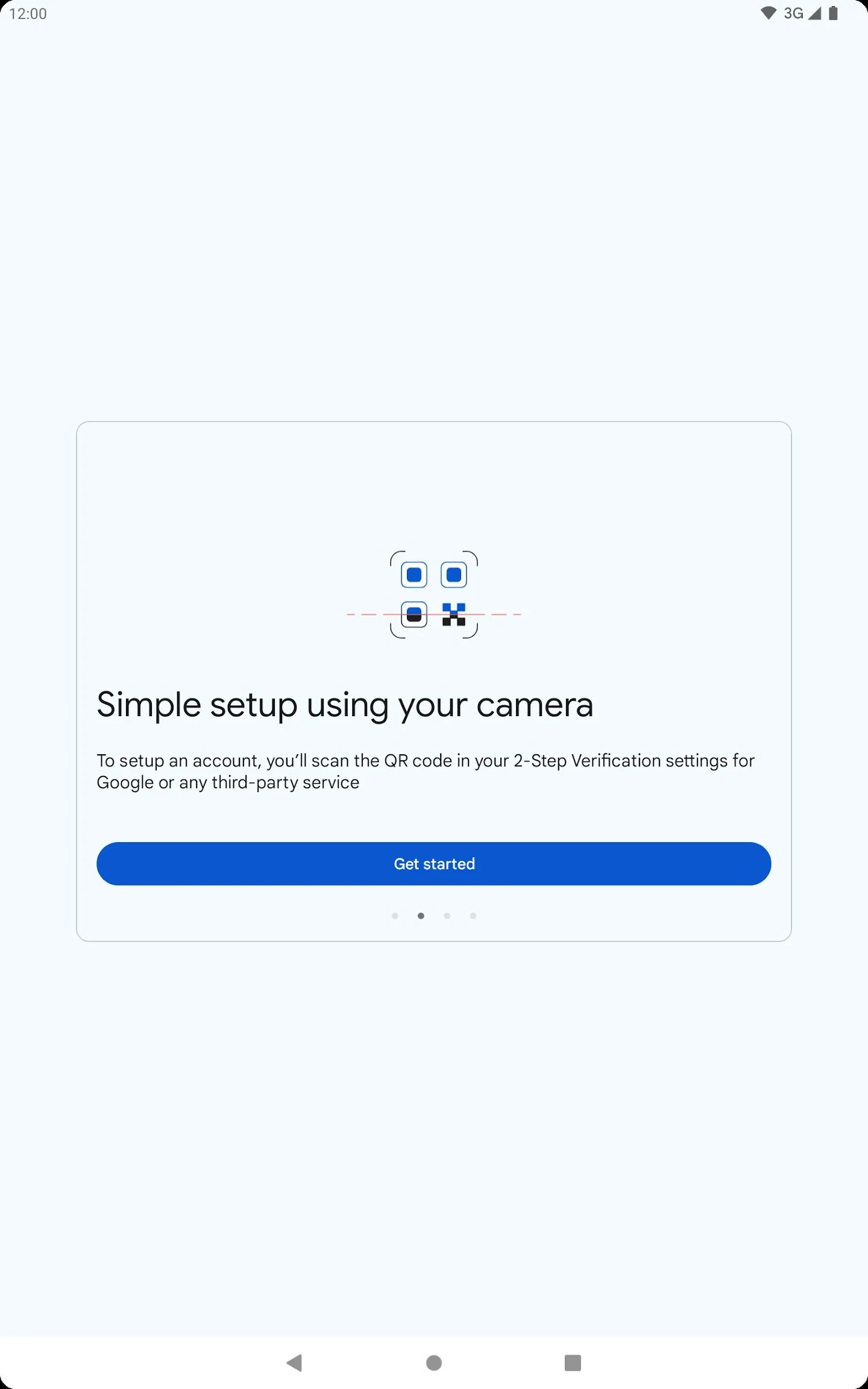 Google Authenticator app store screenshot 9 — Tools (Android)