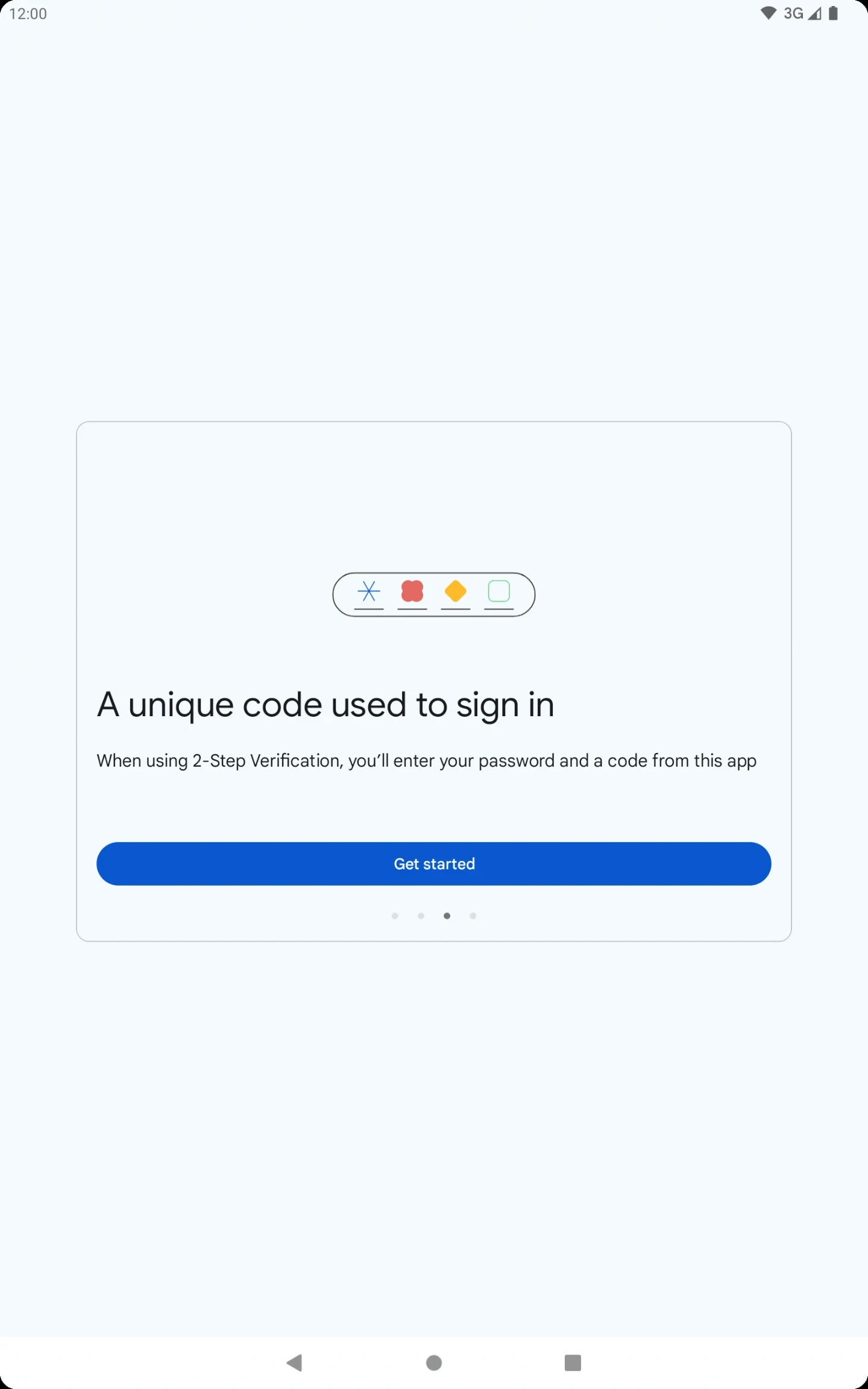 Google Authenticator app store screenshot 10 — Tools (Android)