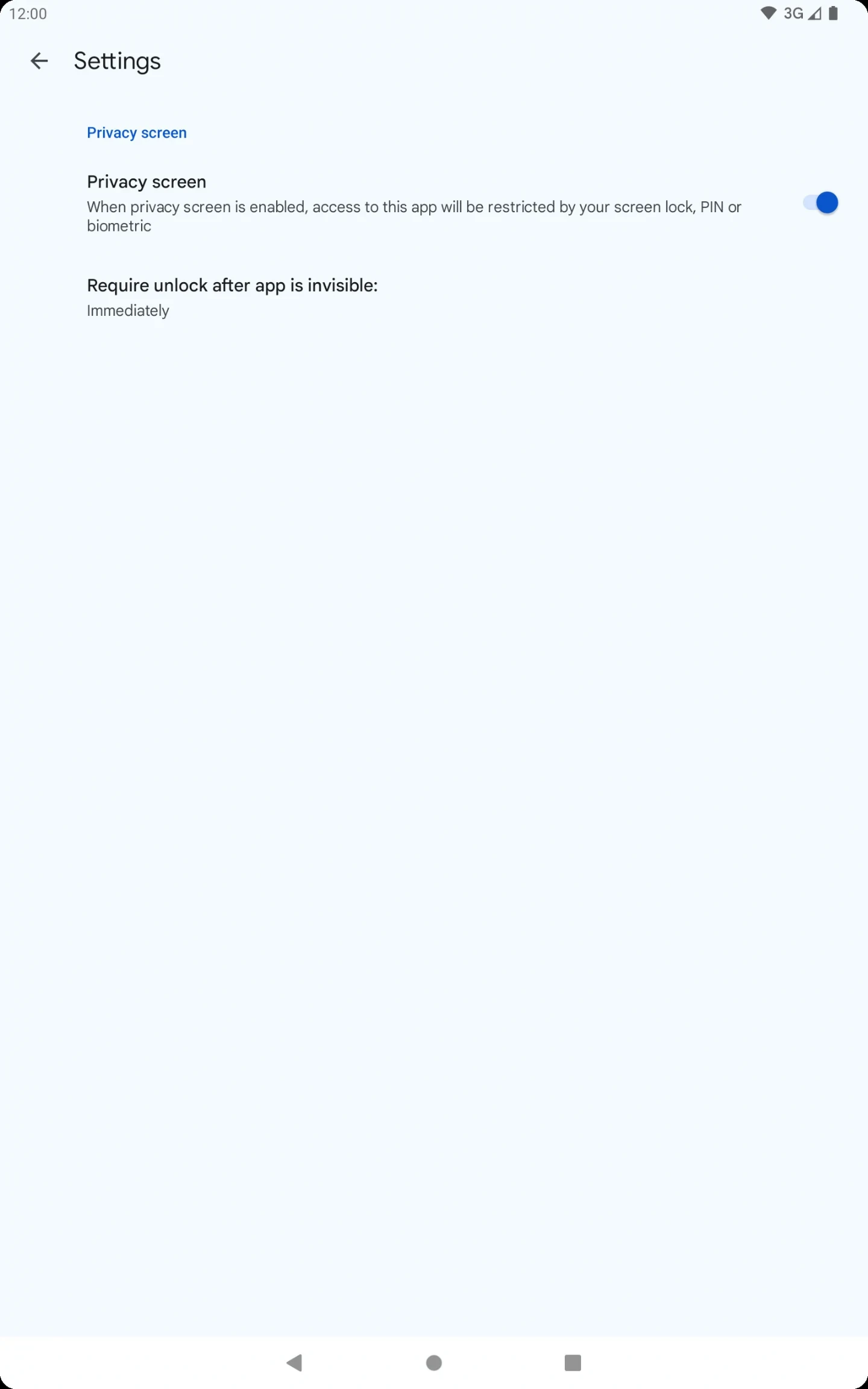 Google Authenticator app store screenshot 14 — Tools (Android)