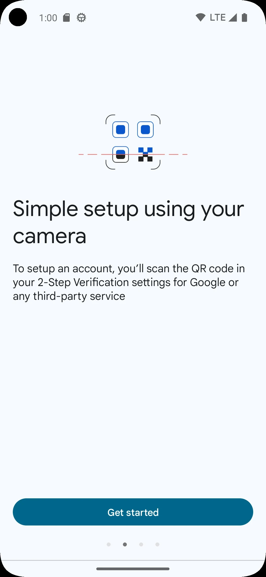 Google Authenticator app store screenshot 2 — Tools (Android)