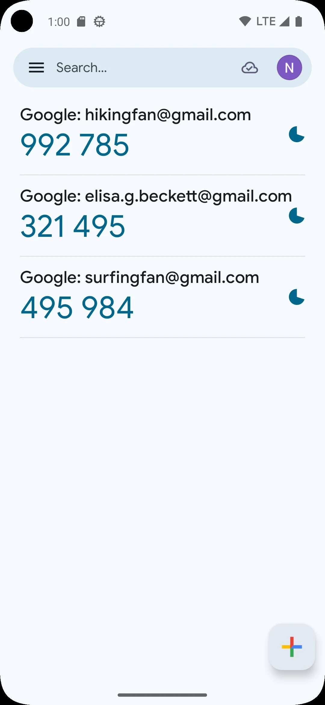 Google Authenticator app store screenshot 5 — Tools (Android)