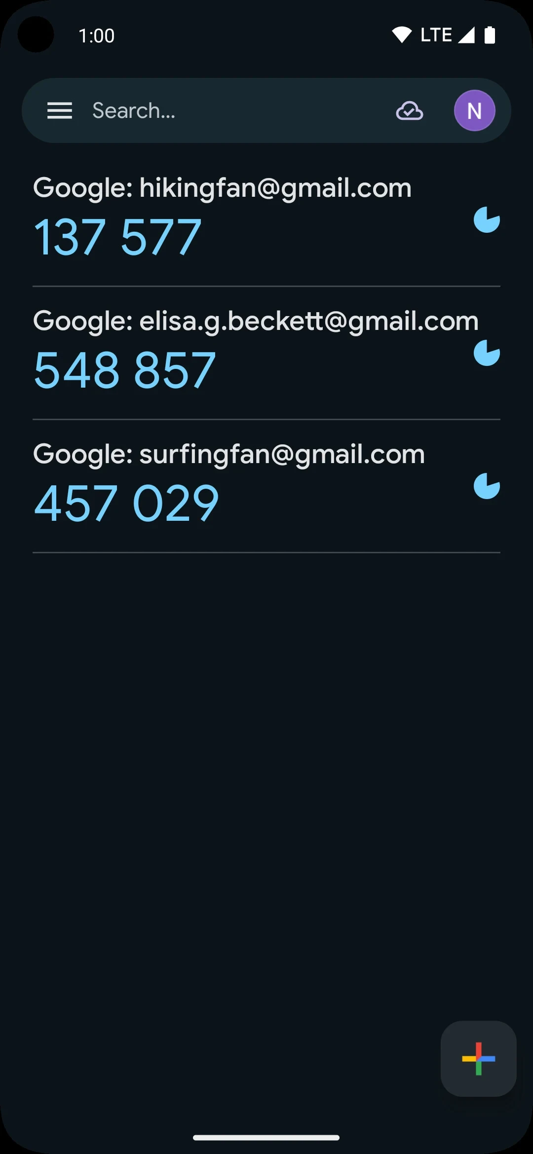 Google Authenticator app store screenshot 6 — Tools (Android)