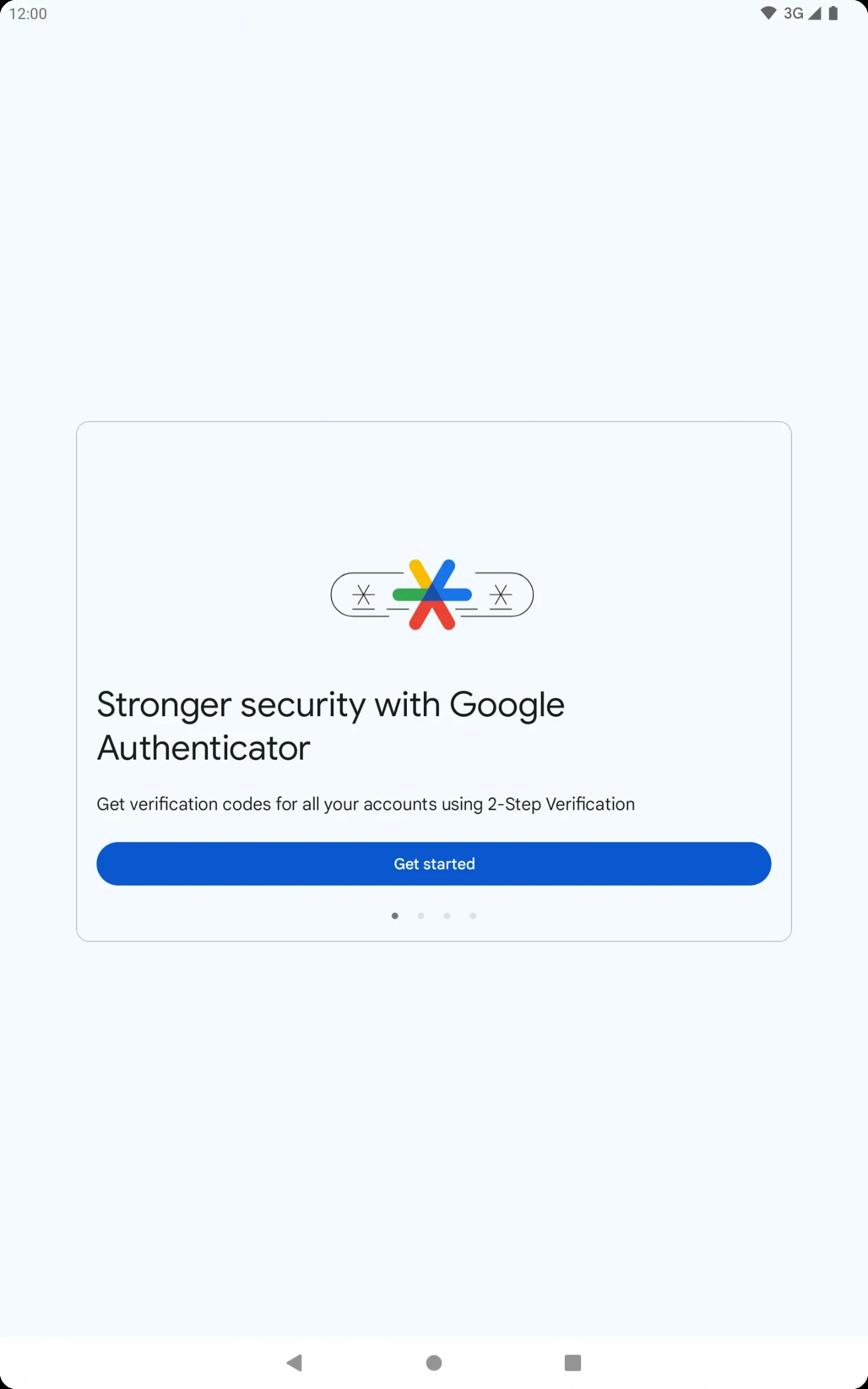 Google Authenticator app store screenshot 8 — Tools (Android)
