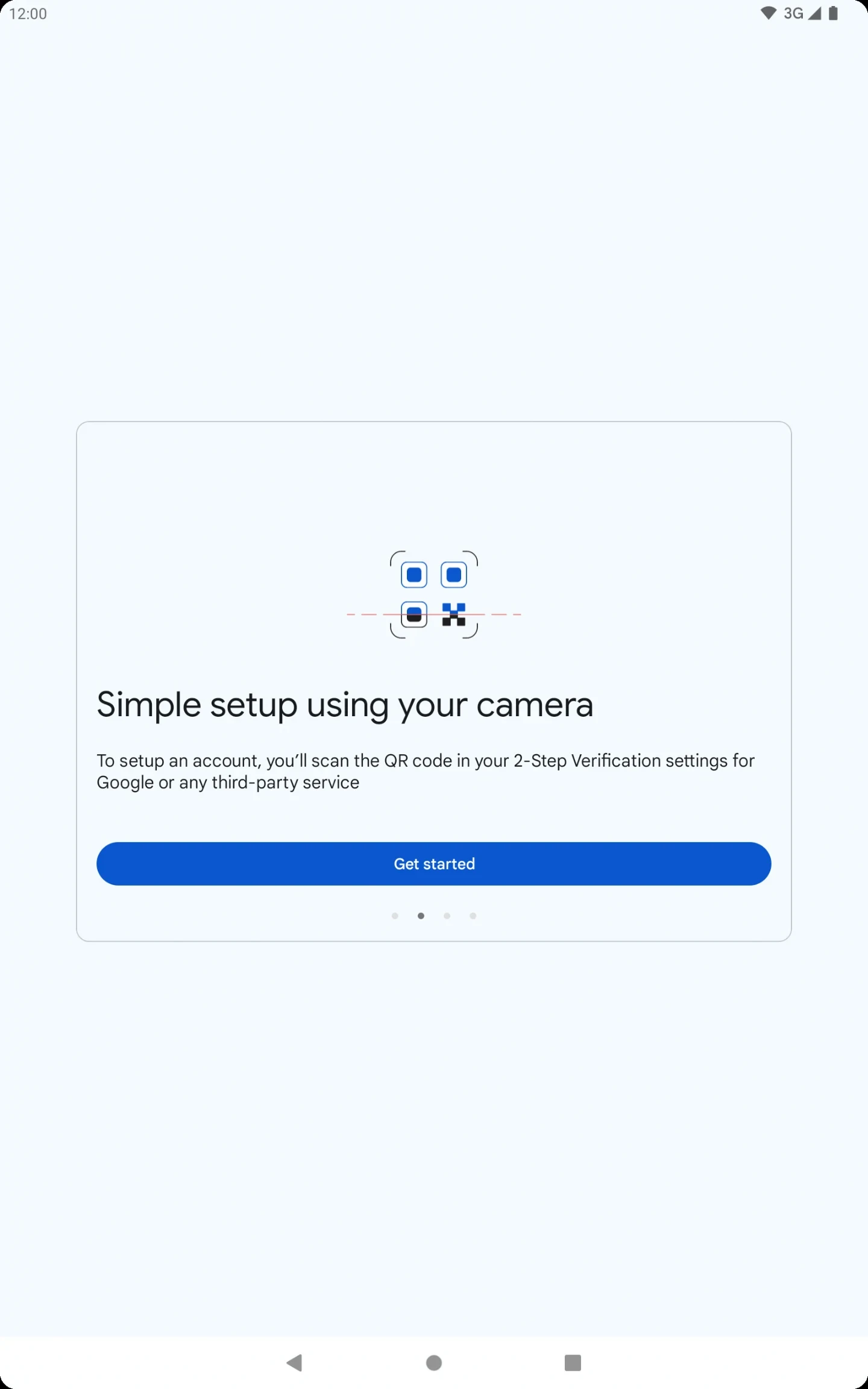 Google Authenticator app store screenshot 9 — Tools (Android)