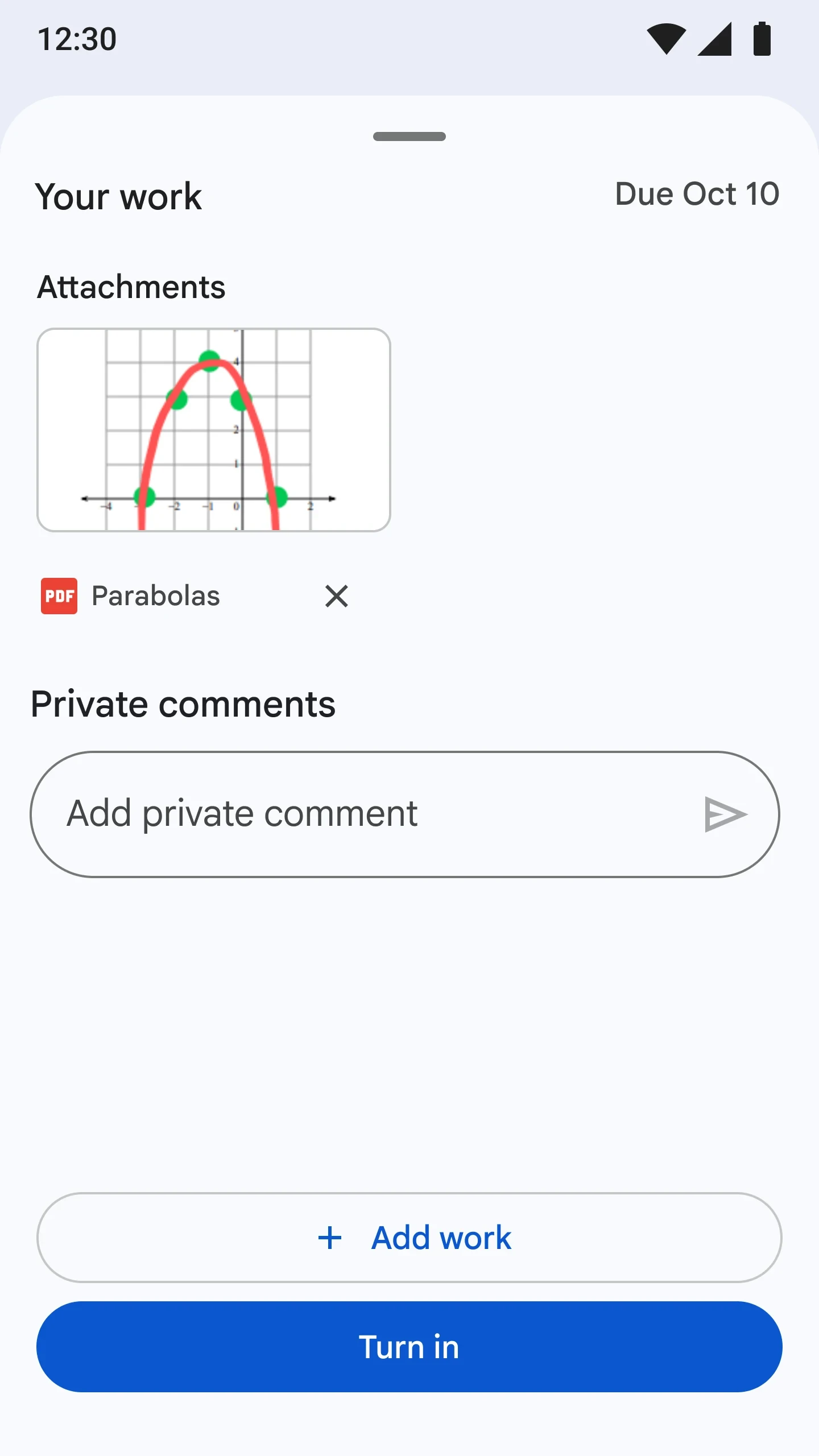 Google Classroom app store screenshot 8 — Education (Android)