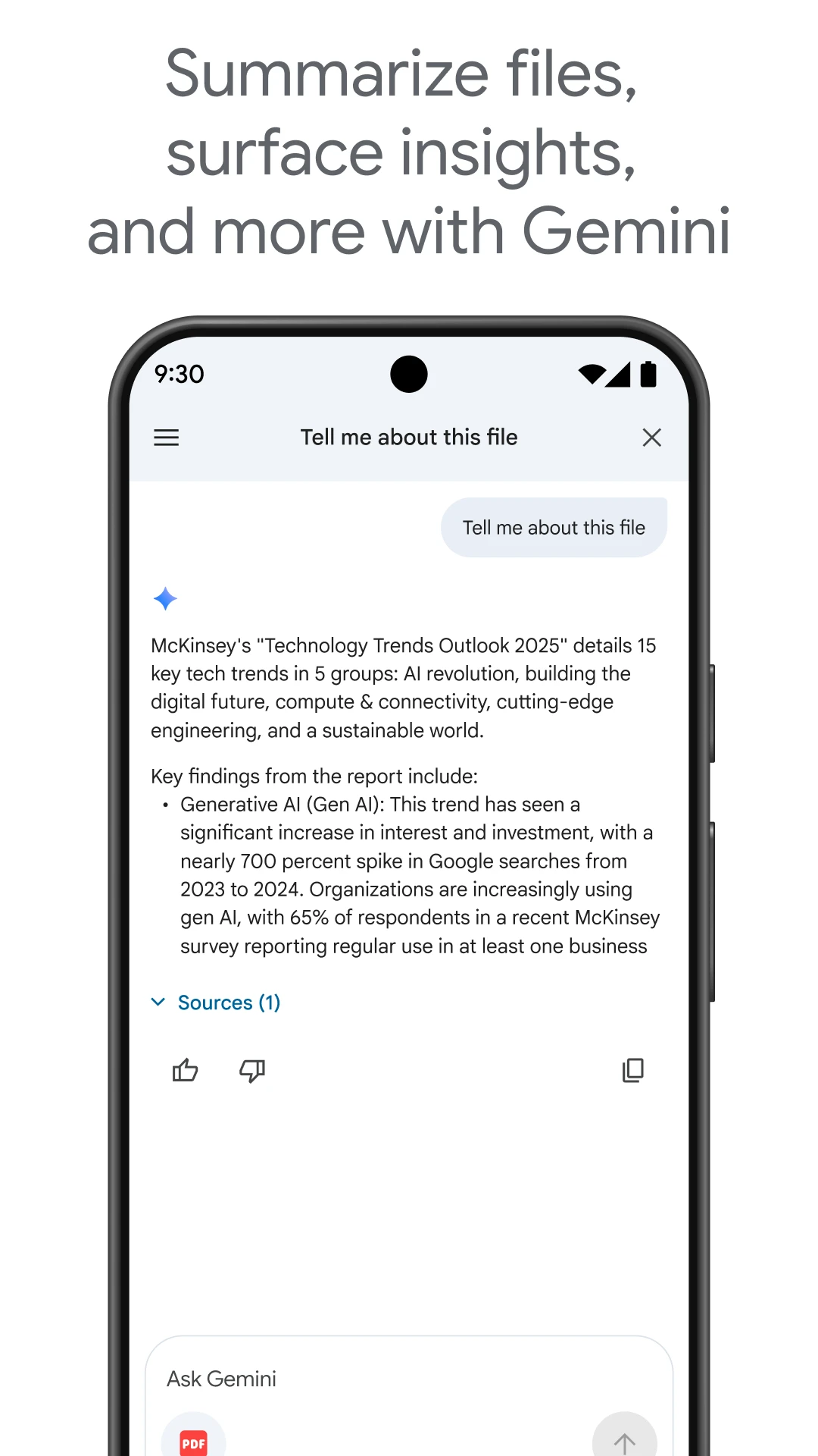 Google Drive app store screenshot 5 — Productivity (Android)