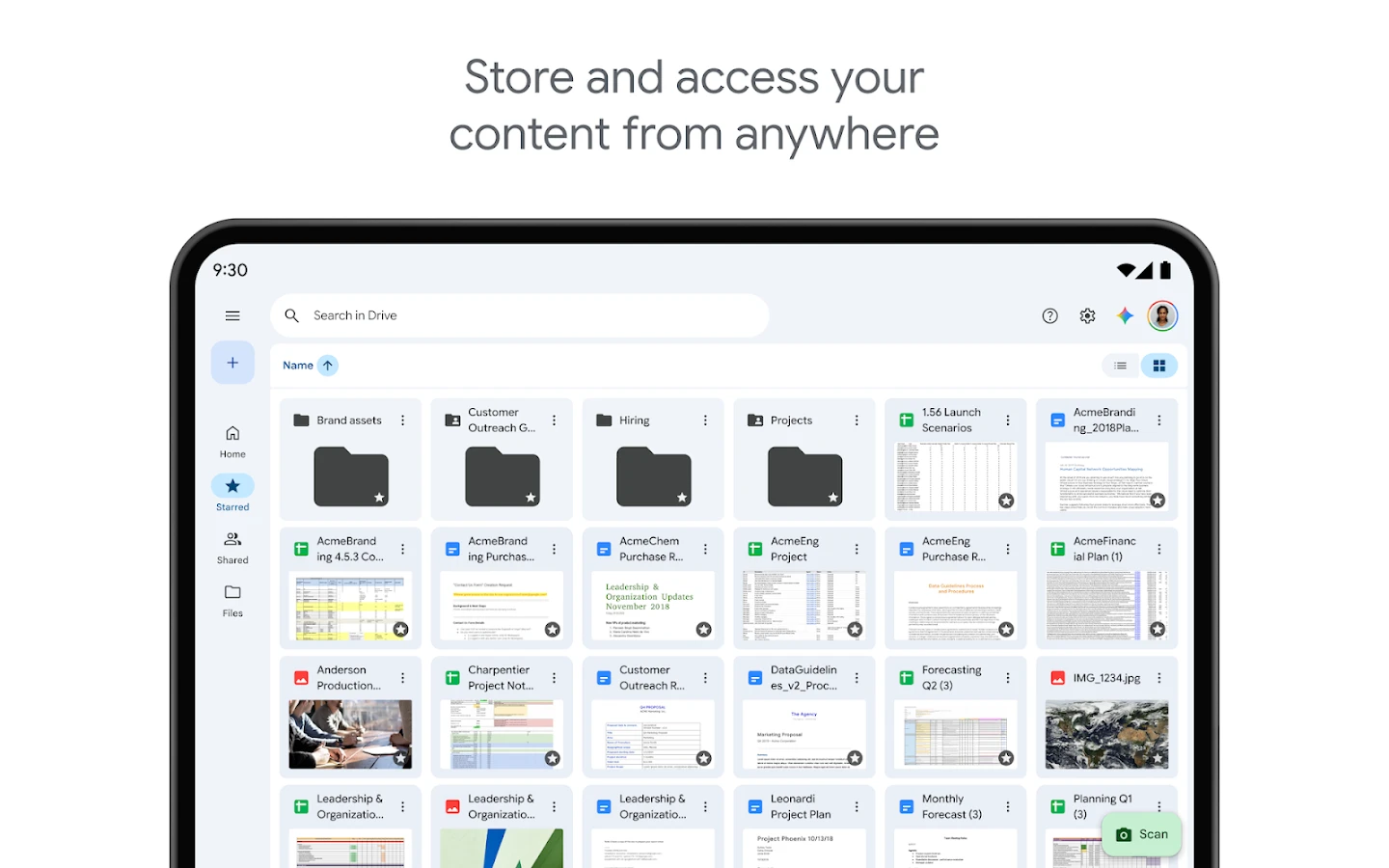 Google Drive app store screenshot 6 — Productivity (Android)