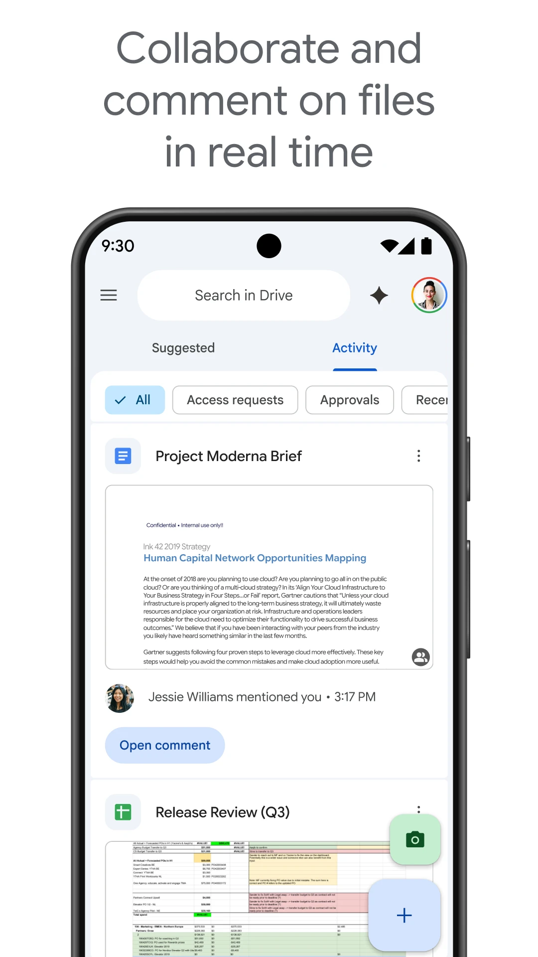 Google Drive app store screenshot 4 — Productivity (Android)