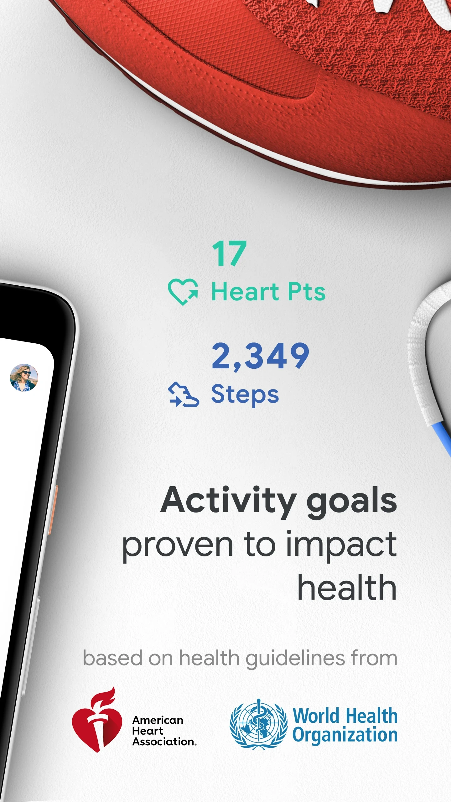 Google Fit: Activity Tracking app store screenshot 2 — Health And Fitness (Android)