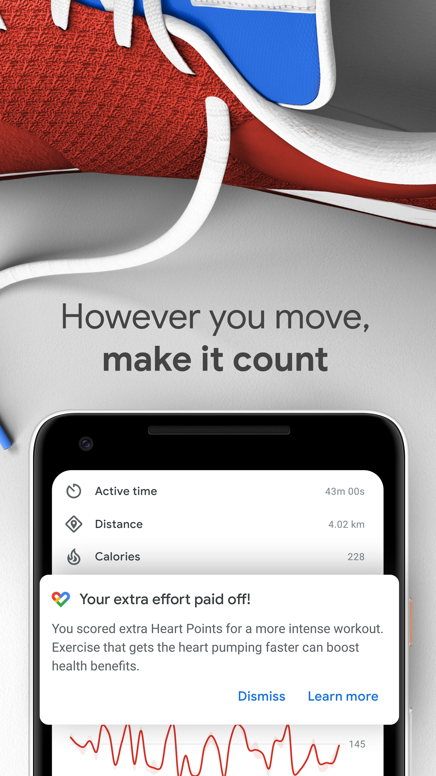 Google Fit: Activity Tracking app store screenshot 3 — Health And Fitness (Android)