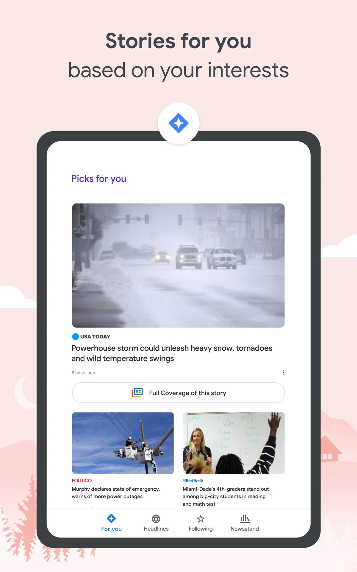 Google News - Daily Headlines app store screenshot 11 — News And Magazines (Android)