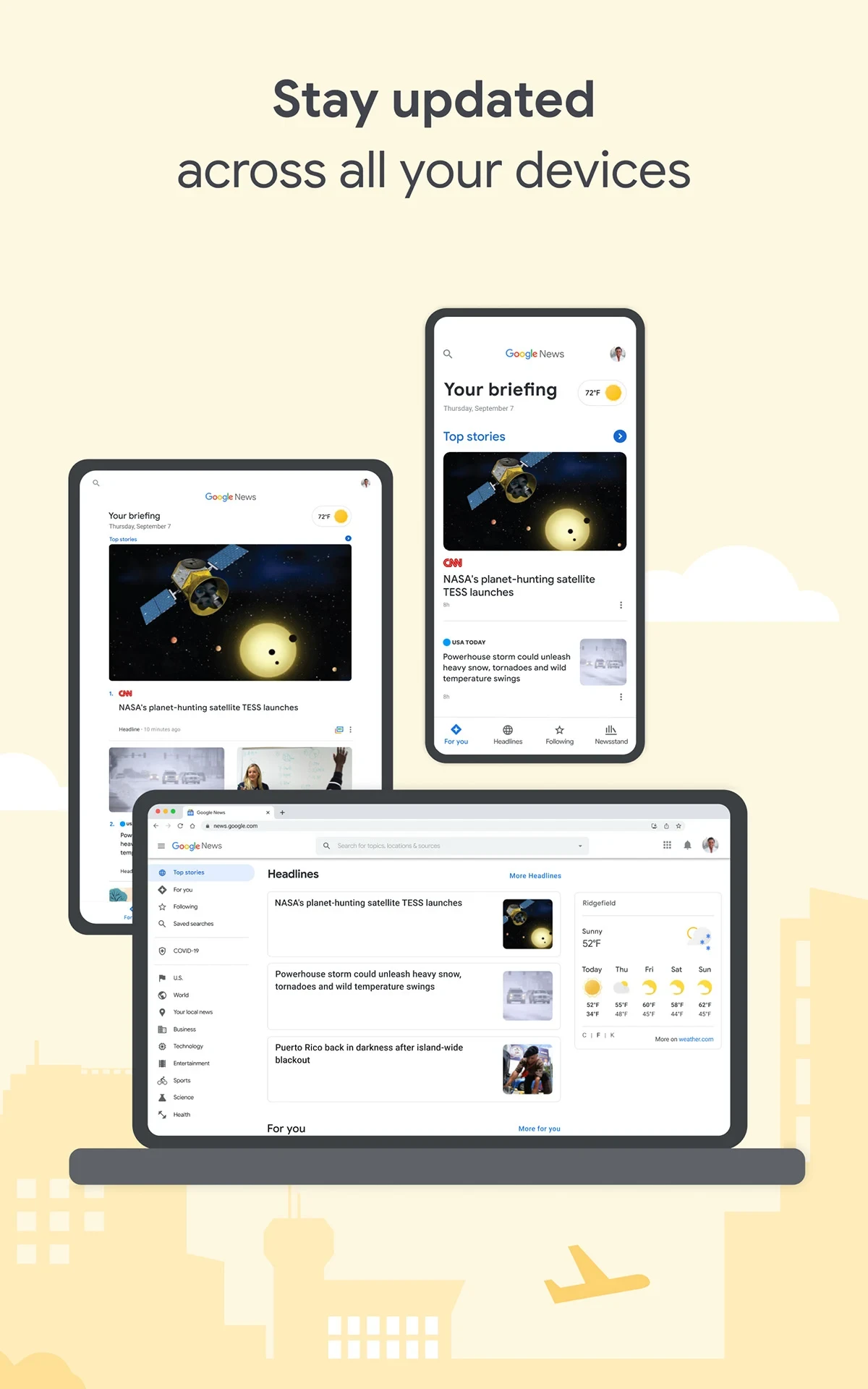 Google News - Daily Headlines app store screenshot 13 — News And Magazines (Android)