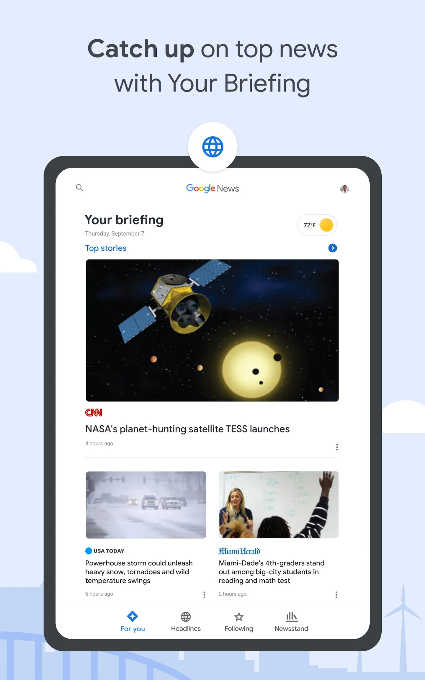 Google News - Daily Headlines app store screenshot 15 — News And Magazines (Android)