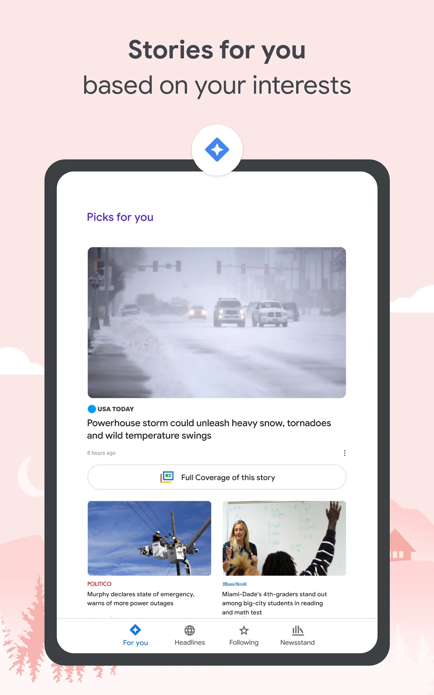 Google News - Daily Headlines app store screenshot 18 — News And Magazines (Android)