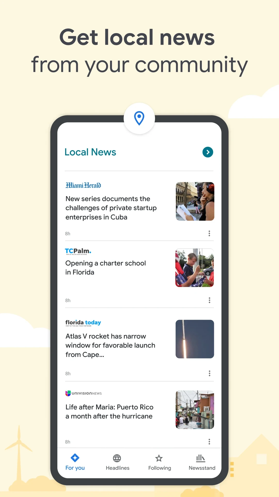 Google News - Daily Headlines app store screenshot 2 — News And Magazines (Android)