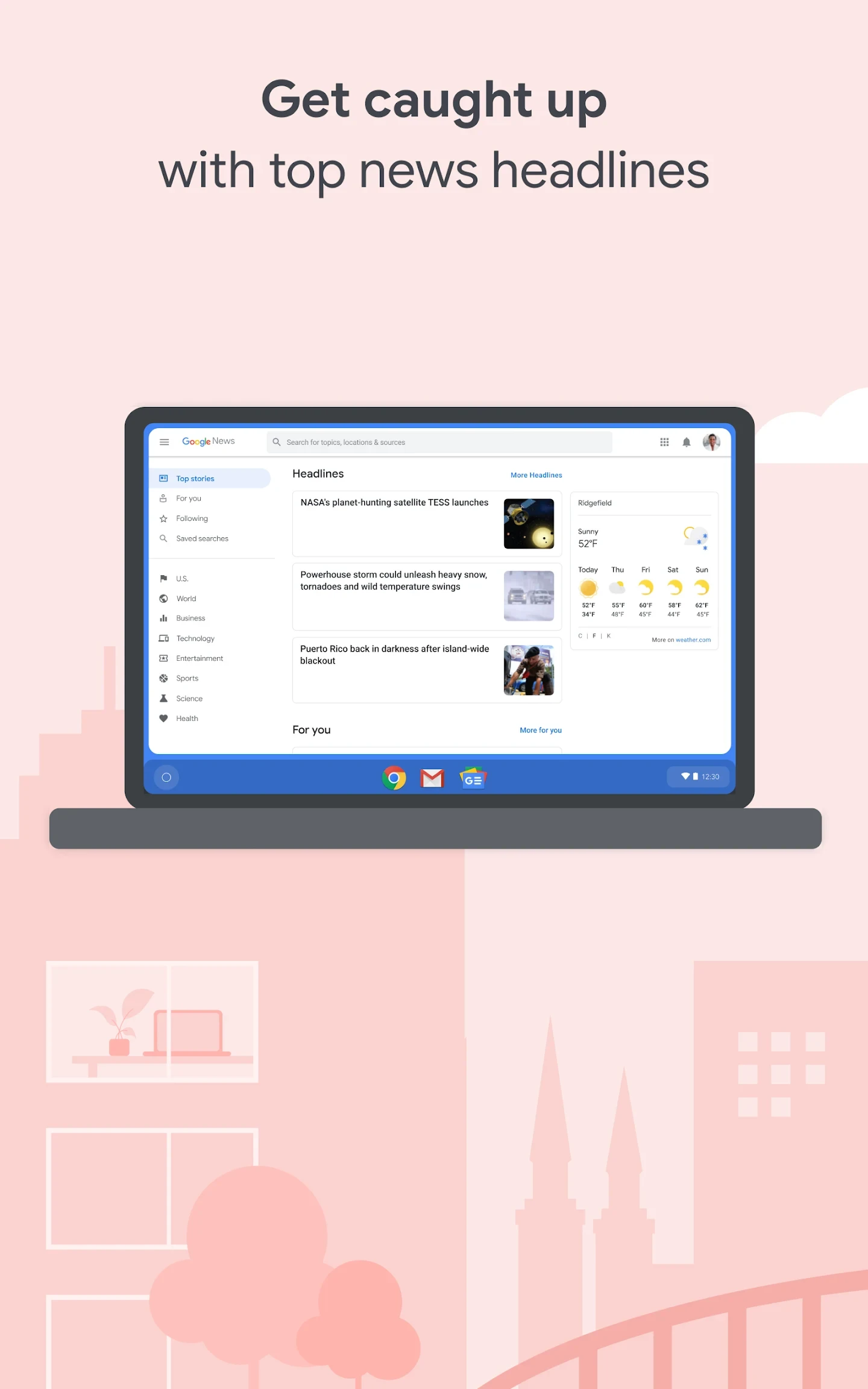 Google News - Daily Headlines app store screenshot 21 — News And Magazines (Android)