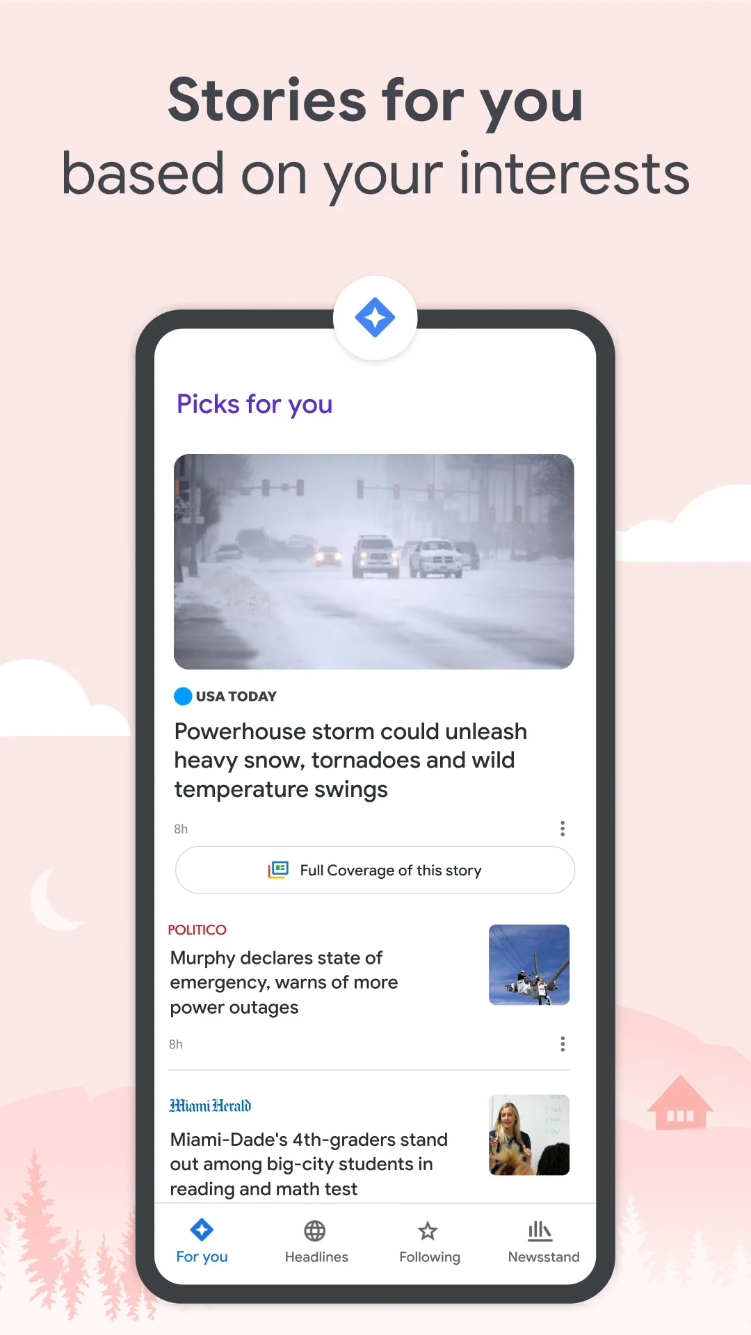 Google News - Daily Headlines app store screenshot 4 — News And Magazines (Android)