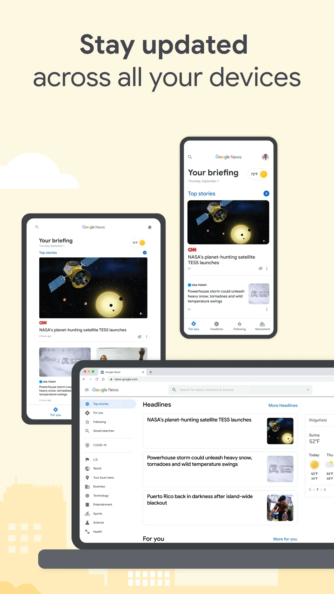 Google News - Daily Headlines app store screenshot 6 — News And Magazines (Android)