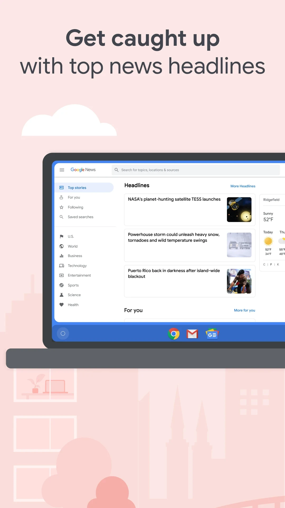 Google News - Daily Headlines app store screenshot 7 — News And Magazines (Android)