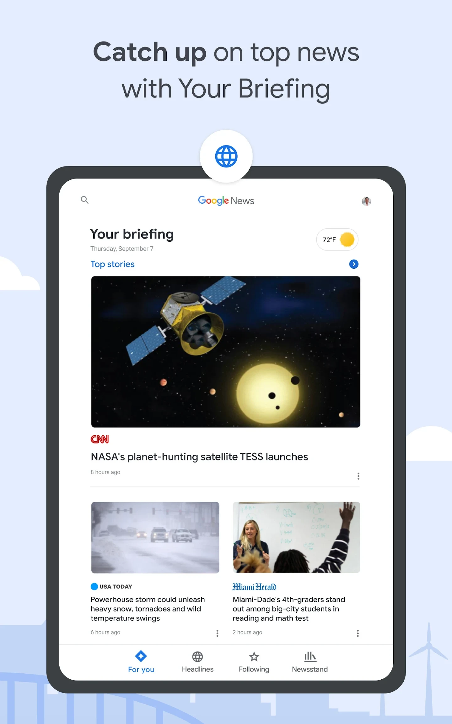 Google News - Daily Headlines app store screenshot 15 — News And Magazines (Android)