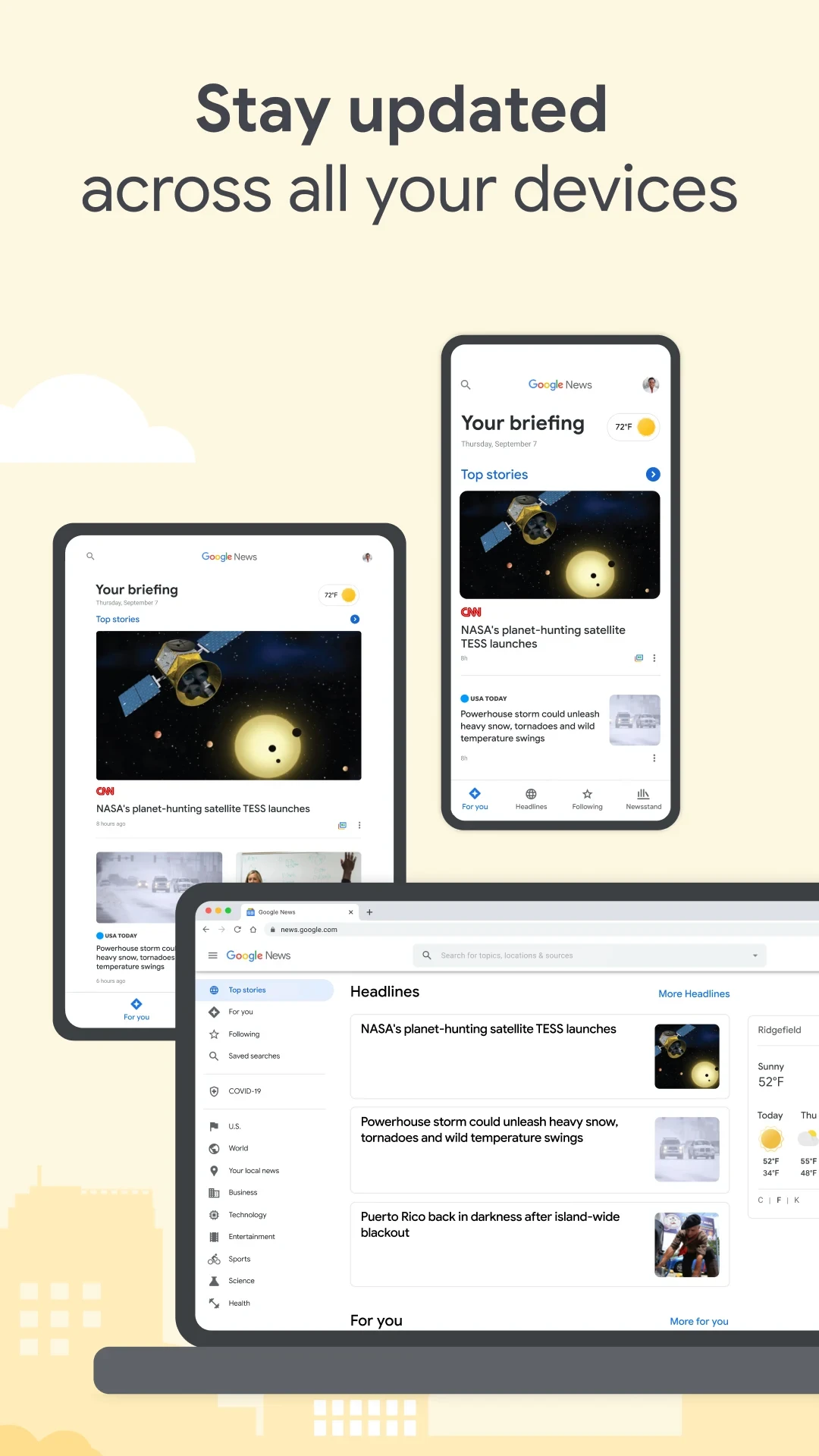 Google News - Daily Headlines app store screenshot 6 — News And Magazines (Android)
