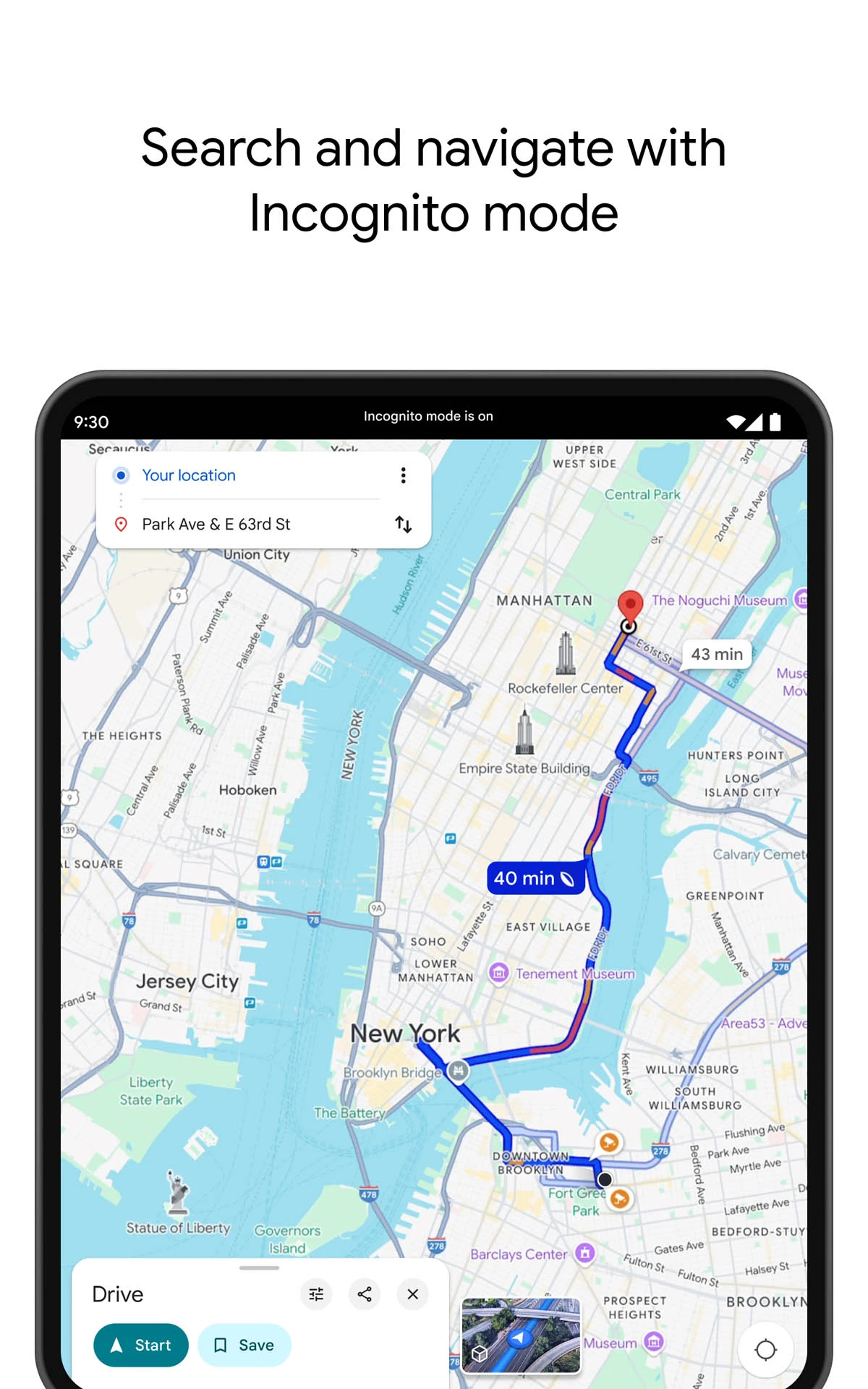Google Maps app store screenshot 12 — Travel And Local (Android)