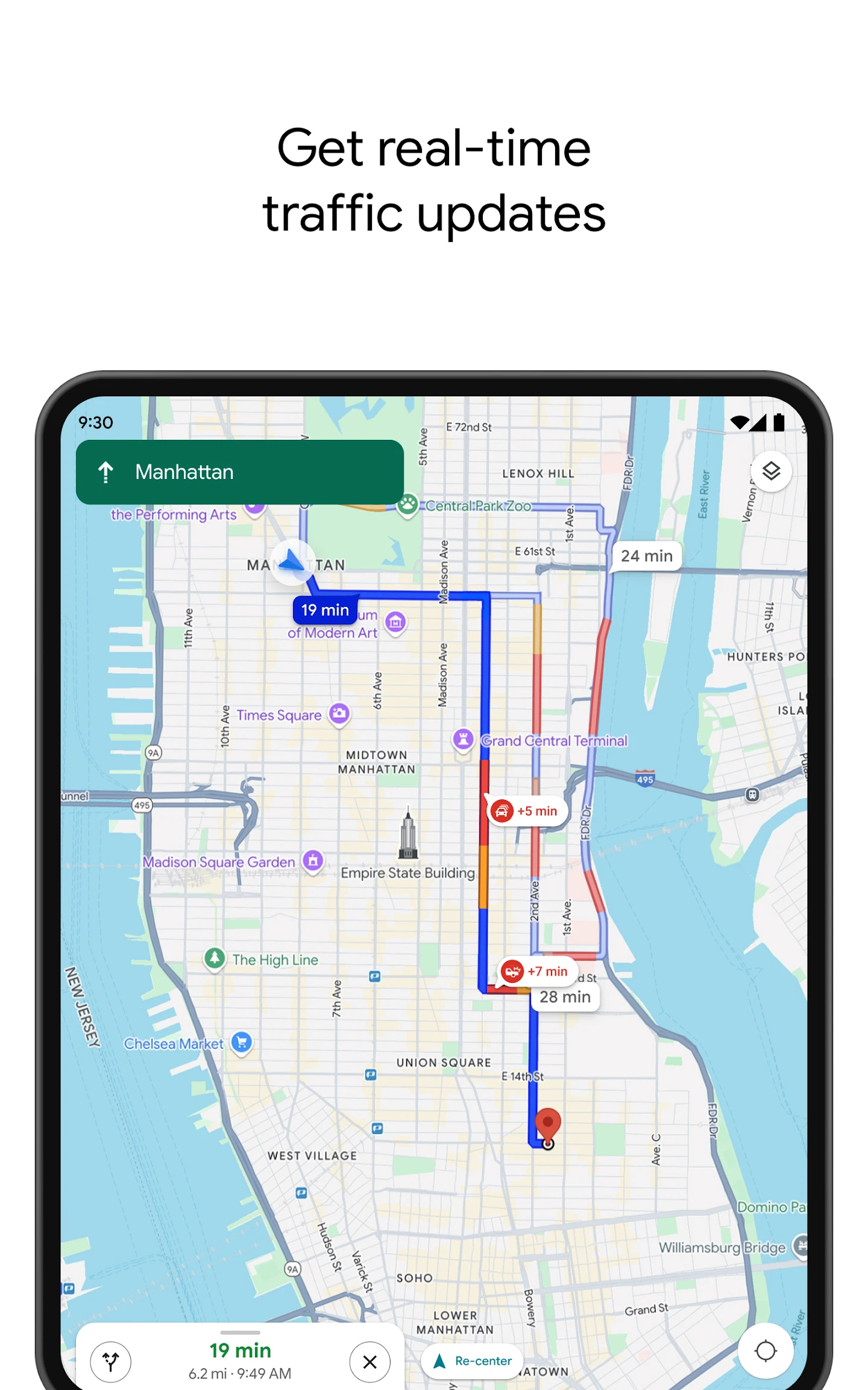 Google Maps app store screenshot 13 — Travel And Local (Android)