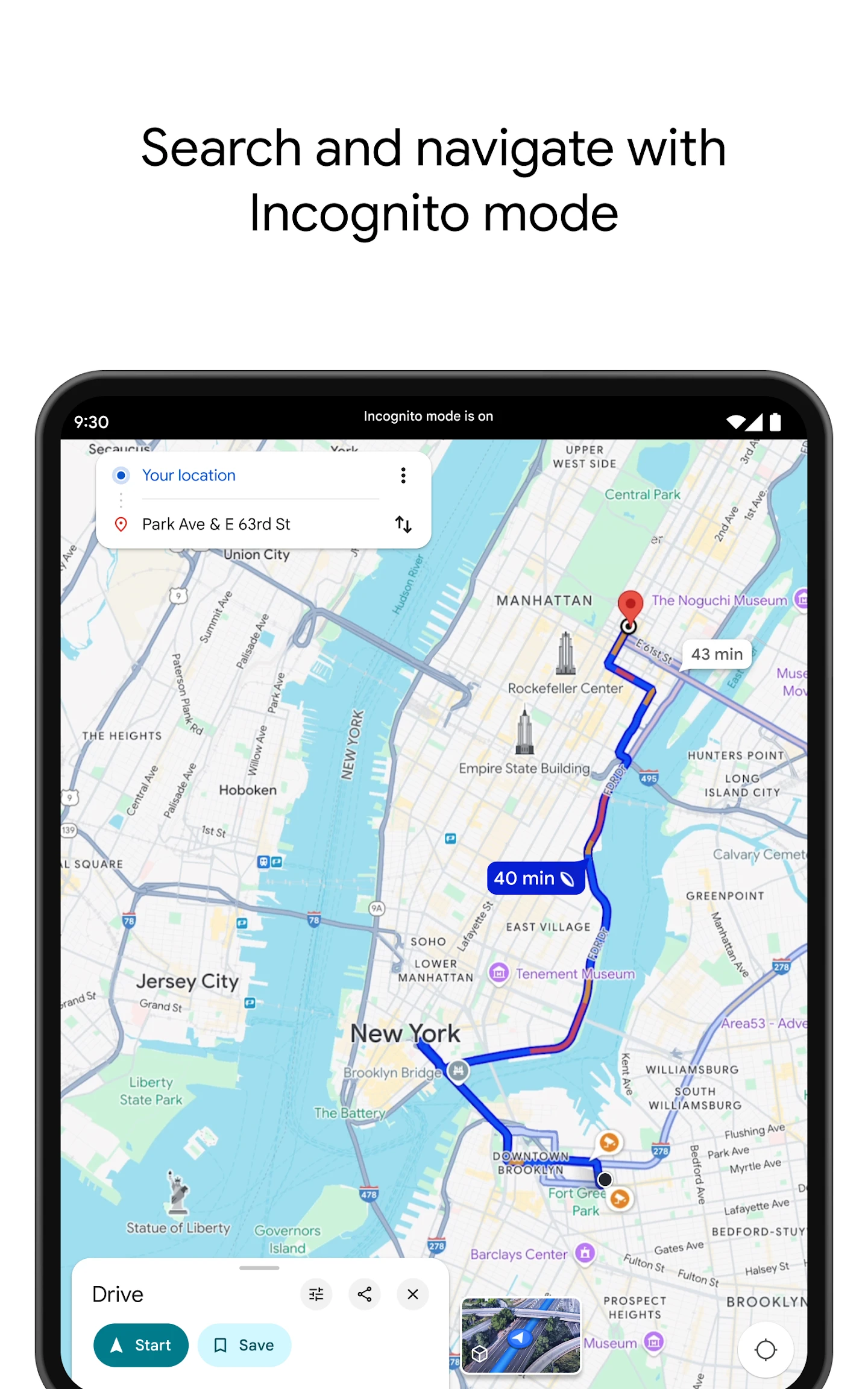 Google Maps app store screenshot 16 — Travel And Local (Android)