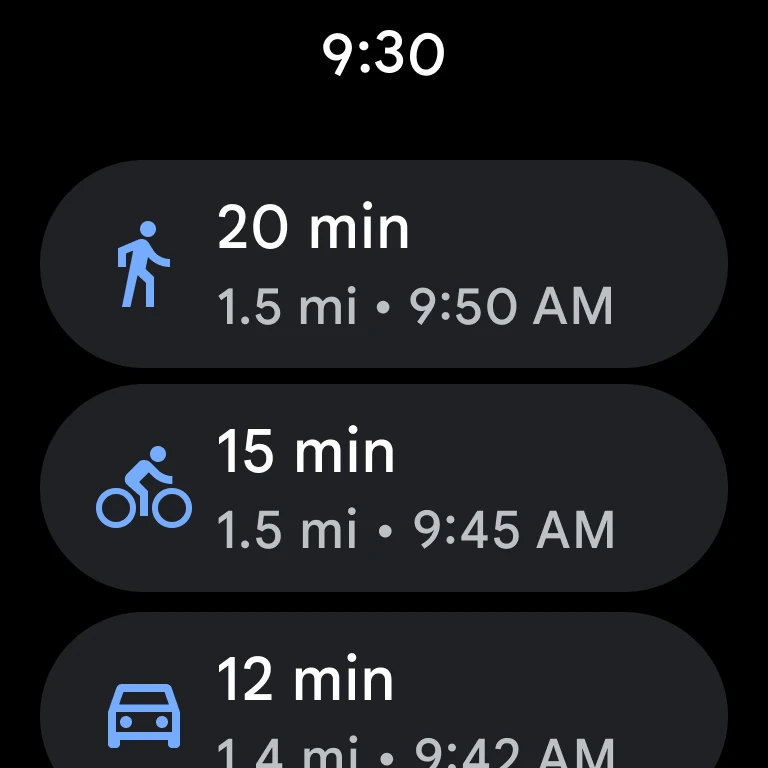 Google Maps app store screenshot 19 — Travel And Local (Android)