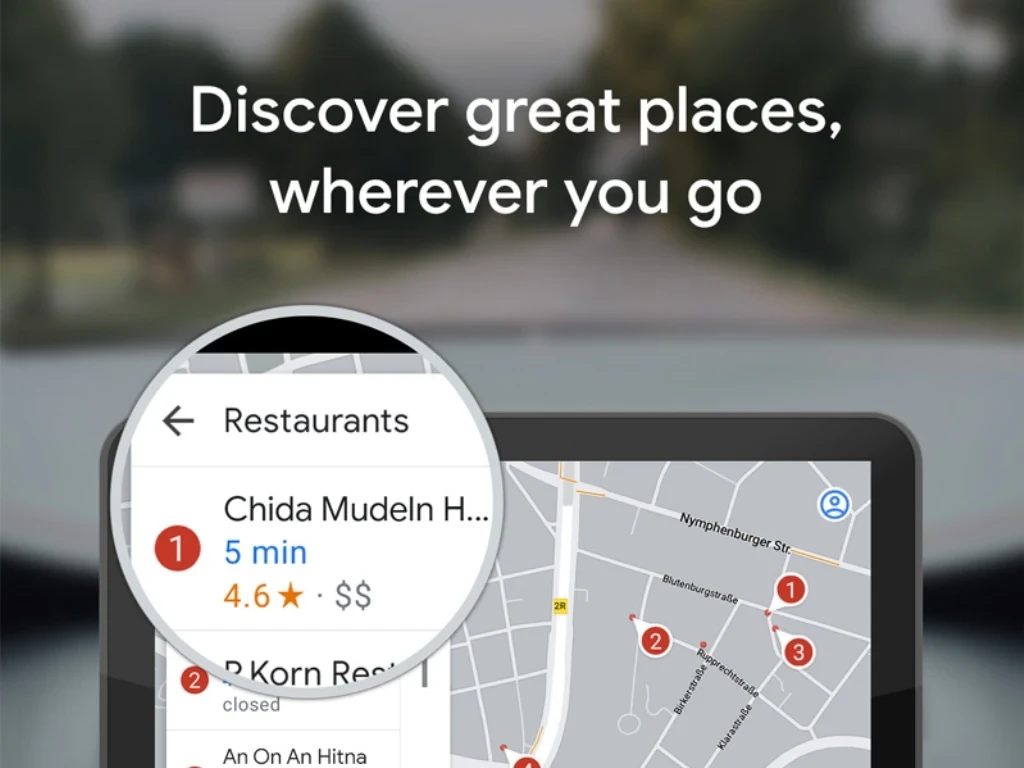 Google Maps app store screenshot 26 — Travel And Local (Android)