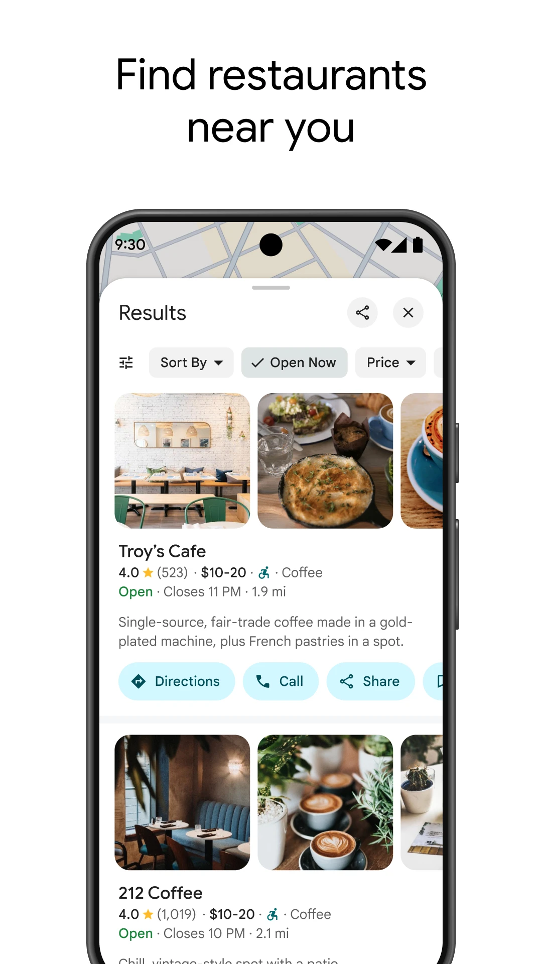 Google Maps app store screenshot 7 — Travel And Local (Android)