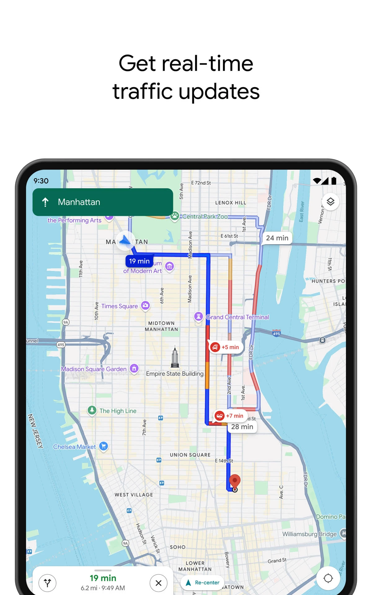Google Maps app store screenshot 9 — Travel And Local (Android)