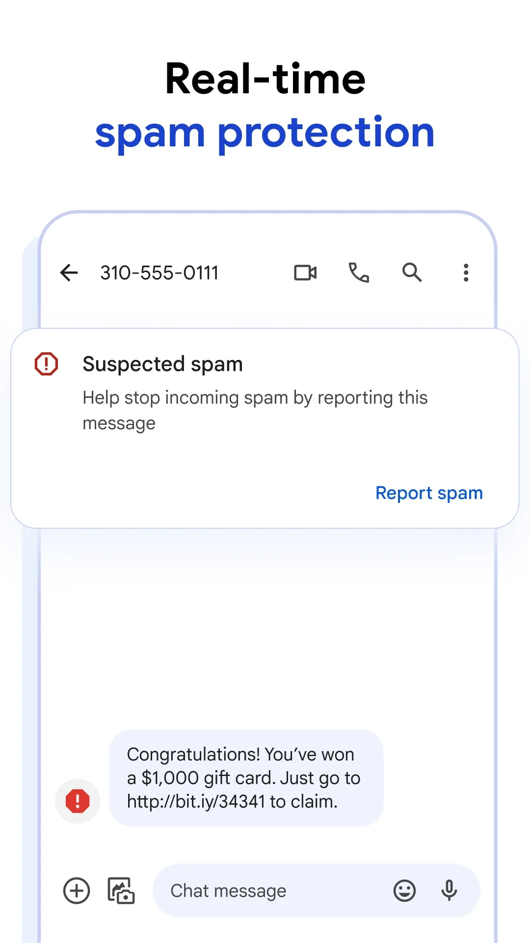 Google Messages app store screenshot 3 — Communication (Android)