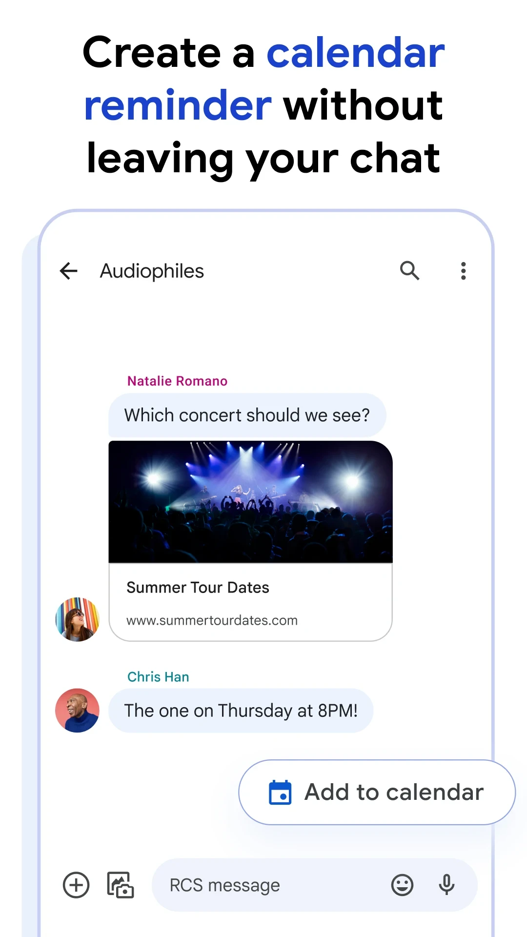 Google Messages app store screenshot 6 — Communication (Android)