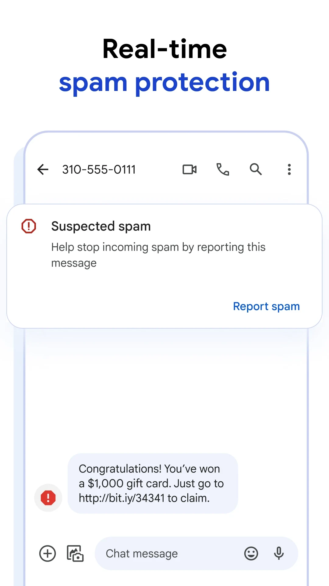 Google Messages app store screenshot 3 — Communication (Android)