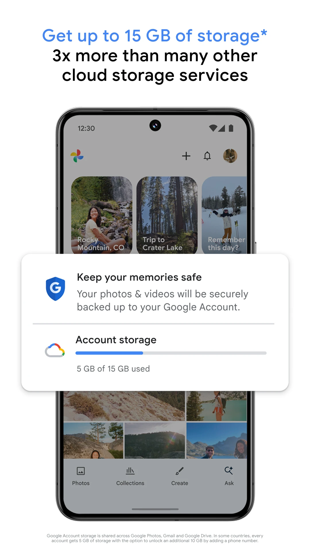 Google Photos app store screenshot 1 — Photography (Android)