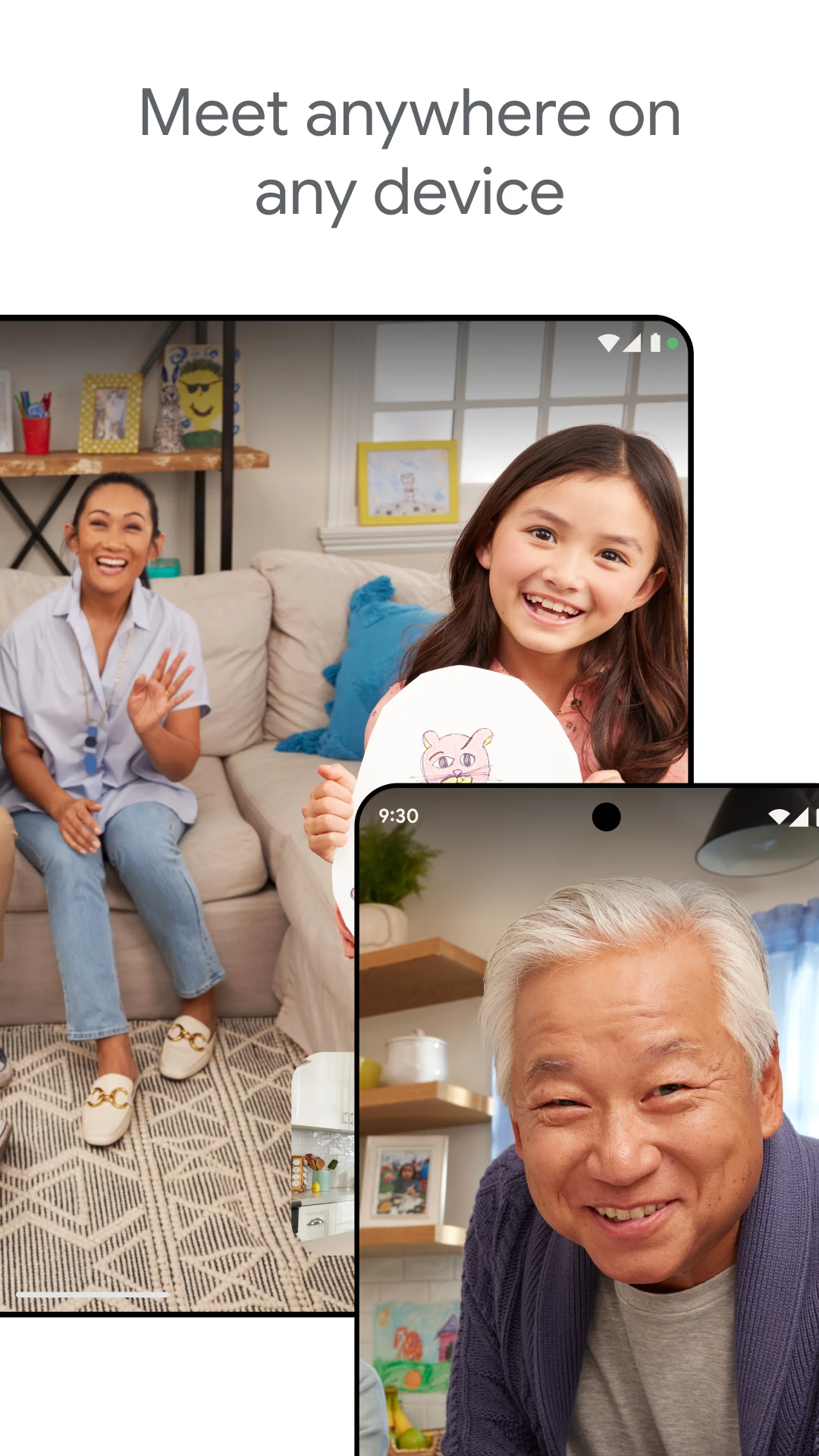 Google Meet app store screenshot 2 — Communication (Android)