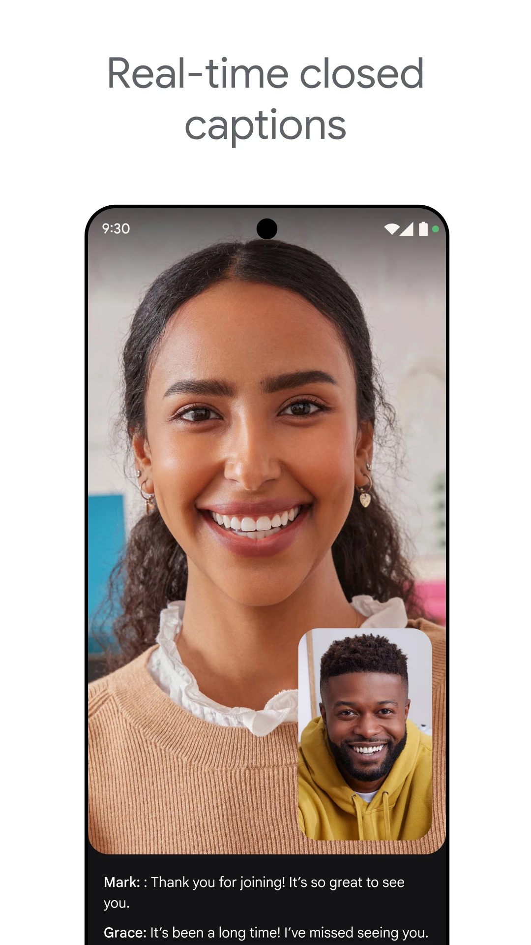 Google Meet app store screenshot 4 — Communication (Android)