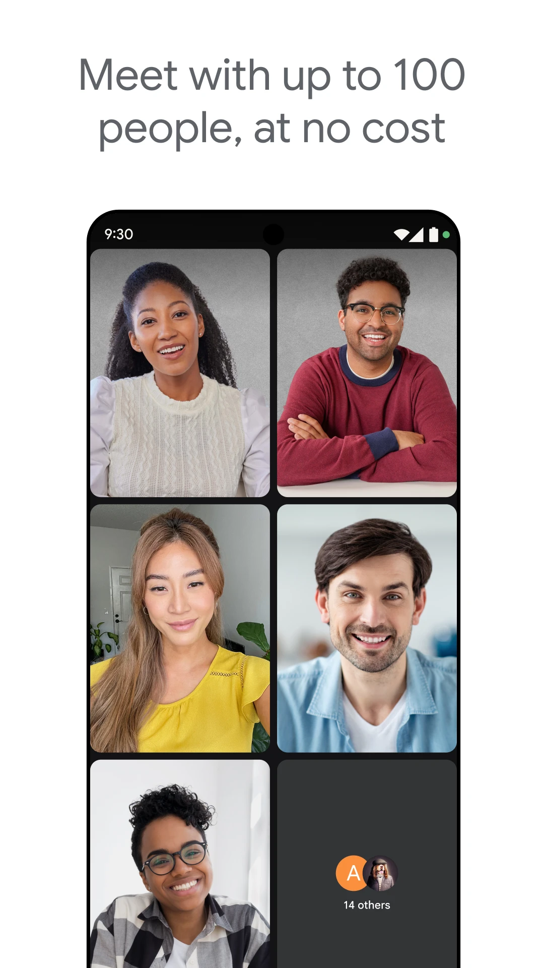 Google Meet app store screenshot 5 — Communication (Android)