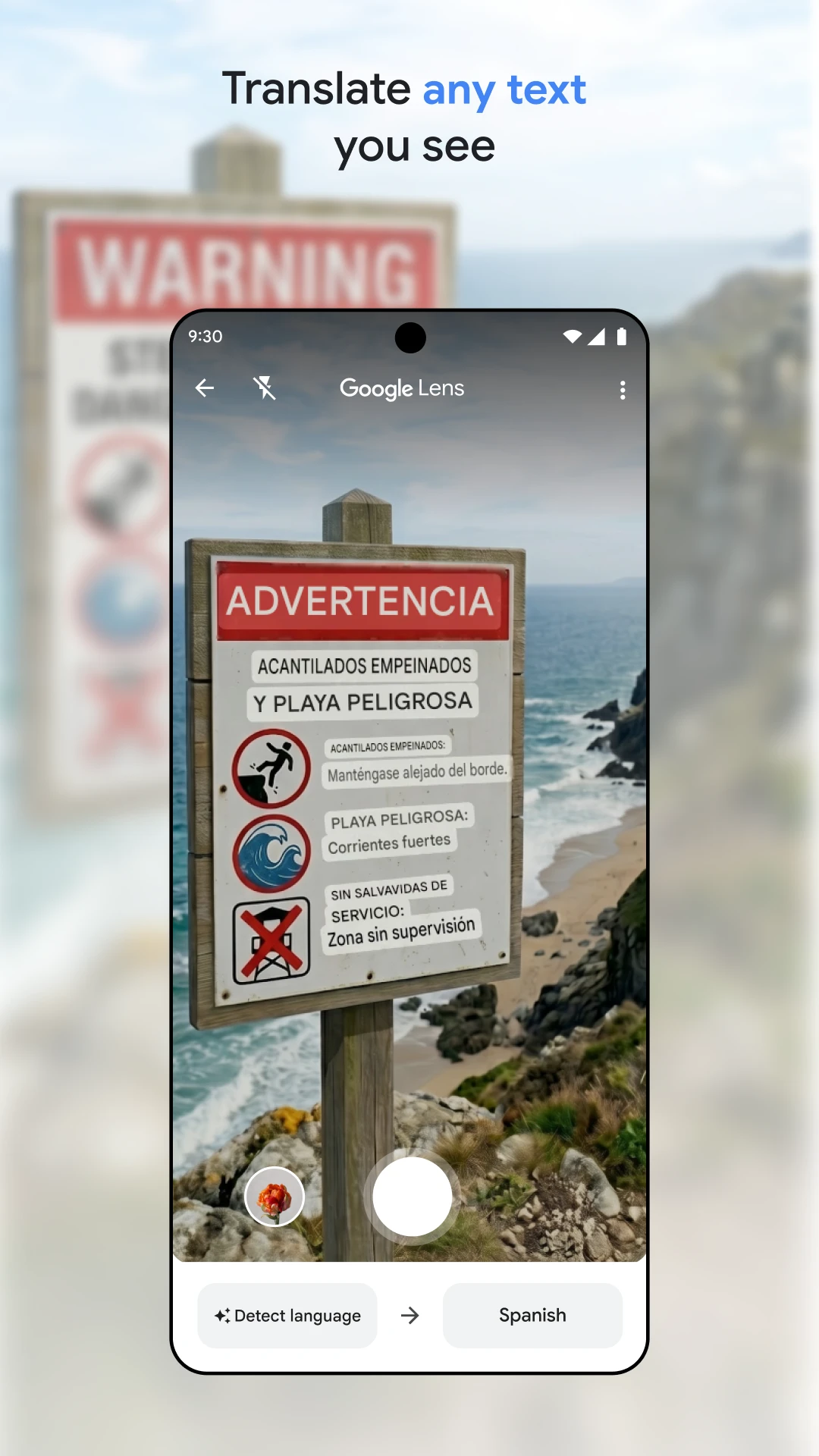 Google Translate app store screenshot 2 — Tools (Android)
